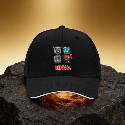 Monster Block Pattern Hat Unisex Printed Baseball Ca