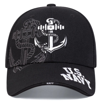 Unisex Anchor Embroidery Baseball Caps Sunscreen Hat