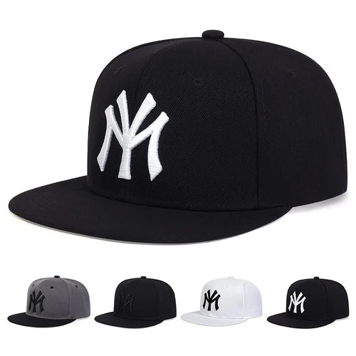 Unisex Letter Embroidery Hip-hop Hats Outdoor Adjustable Casual Baseball Caps