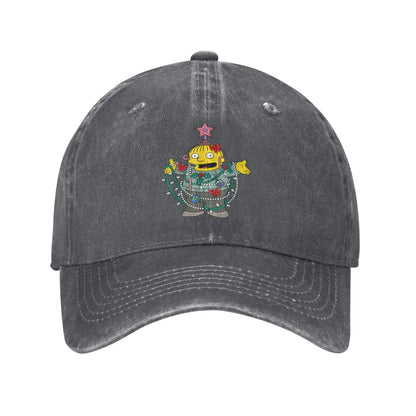The S-simpson Holiday Ralph Wiggum Christmas Tree Sun Baseball Cap