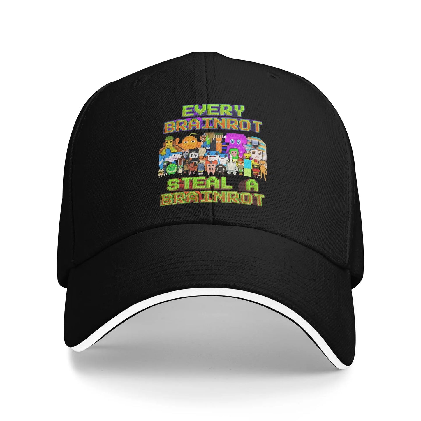 Bruh Sammyni Spyderini Funny Brainrot Steal A Brainrot Baseball Cap
