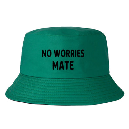 No Worry Mate Reversible Bucket Hat Fashion Girl Boy