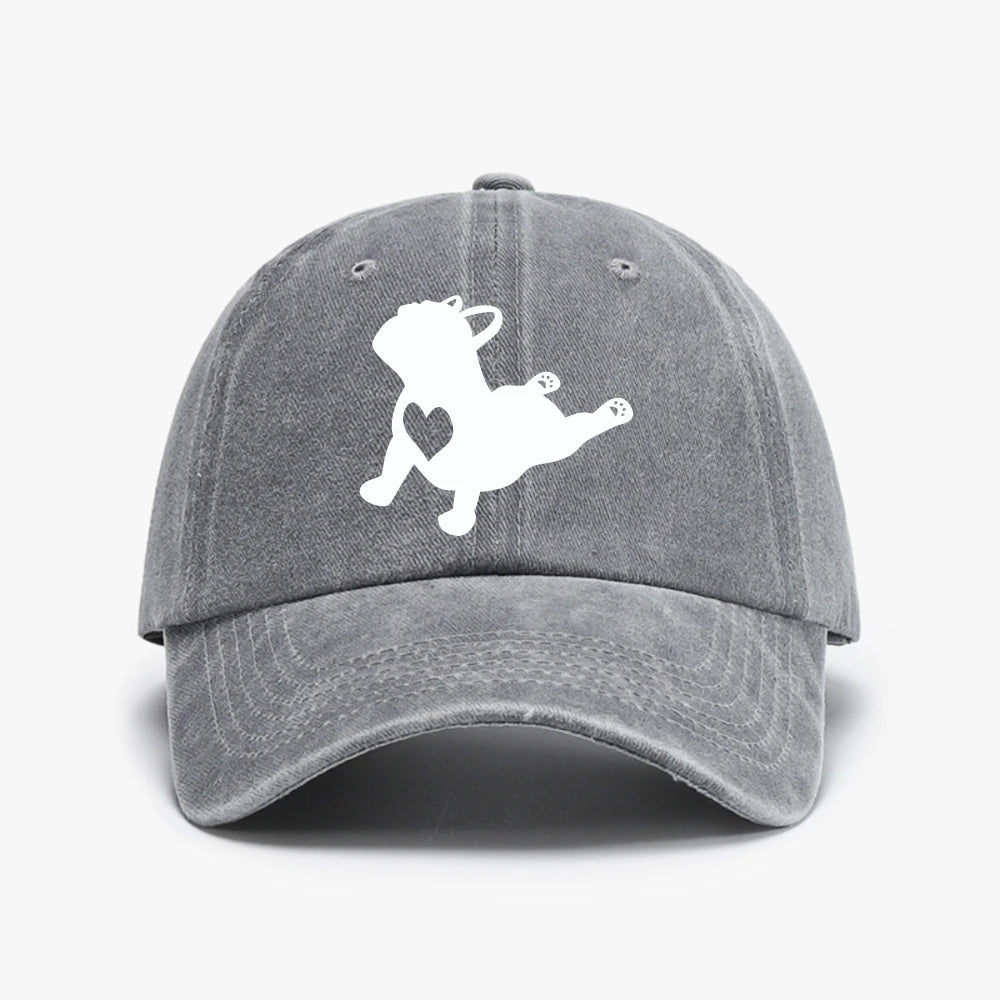 French Bulldog Yoga Baseball Cap