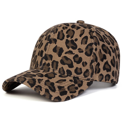 Unisex Light Panel Leopard Print Baseball Caps Spring Autumn Outdoor