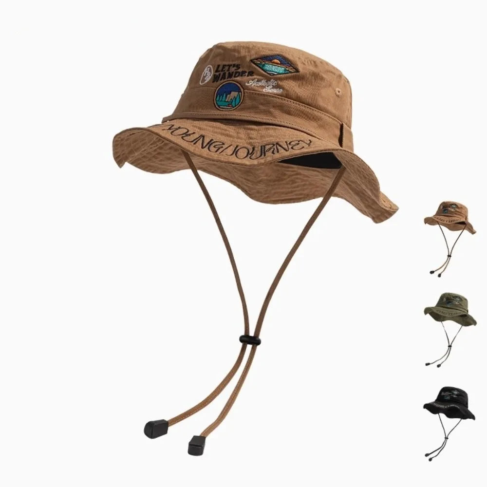 Fisherman Hat Women Men Foldable Waterproof Camping Hiking Mountaineering Caps
