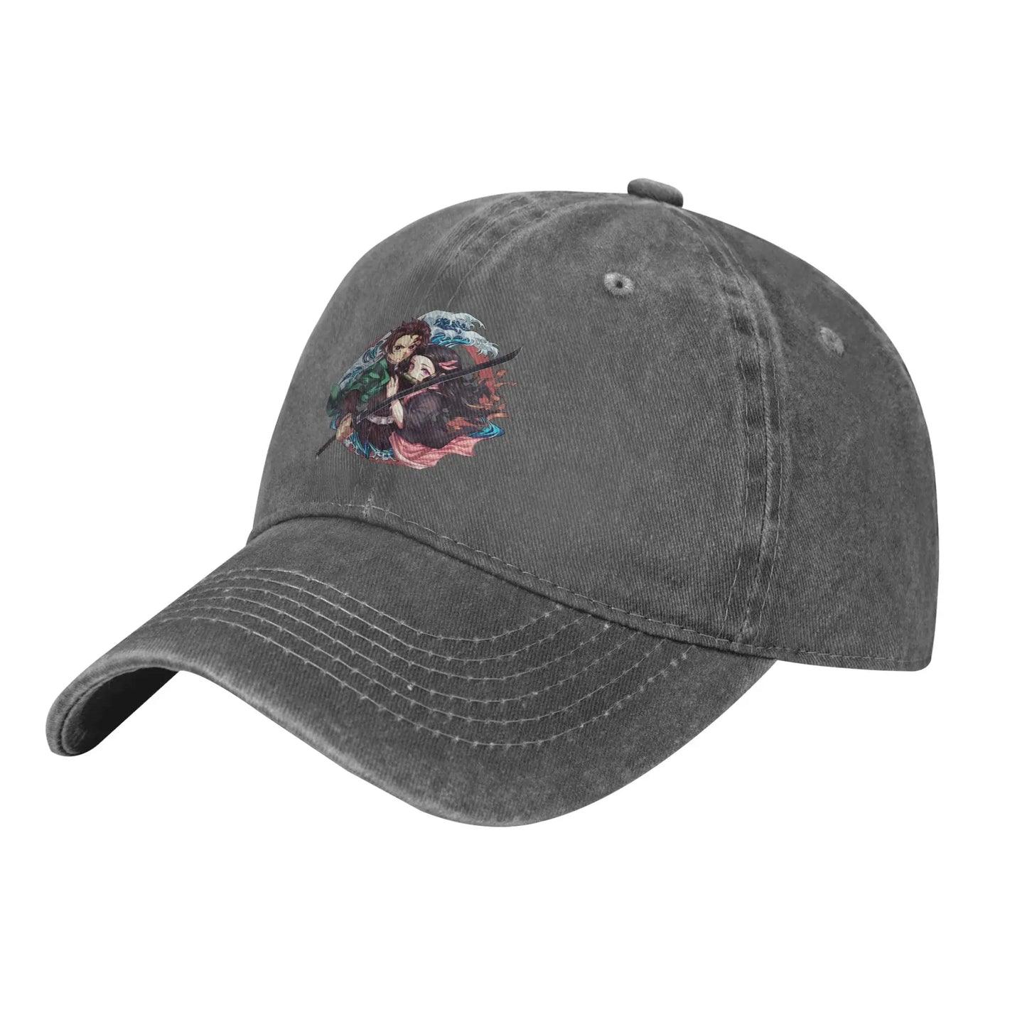 Vintage Demon Slayer Tanjirou Nezuko Baseball Cap