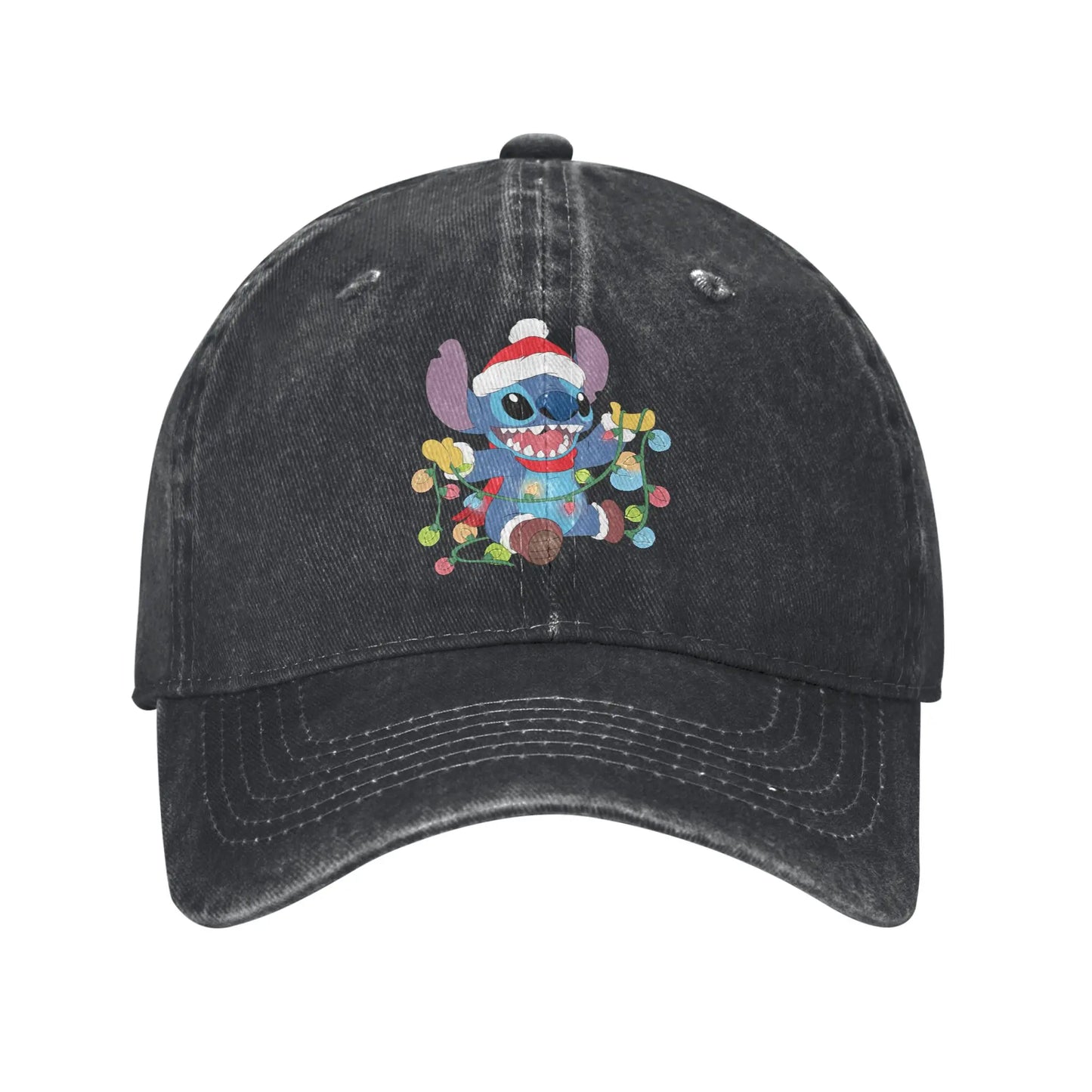 Stitch Christmas Men Women Baseball Cap Experiment Lilo Stitch Denim Caps Hat