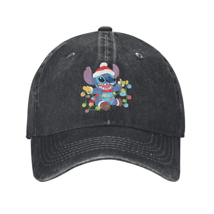 Stitch Christmas Men Women Baseball Cap Experiment Lilo Stitch Denim Caps Hat