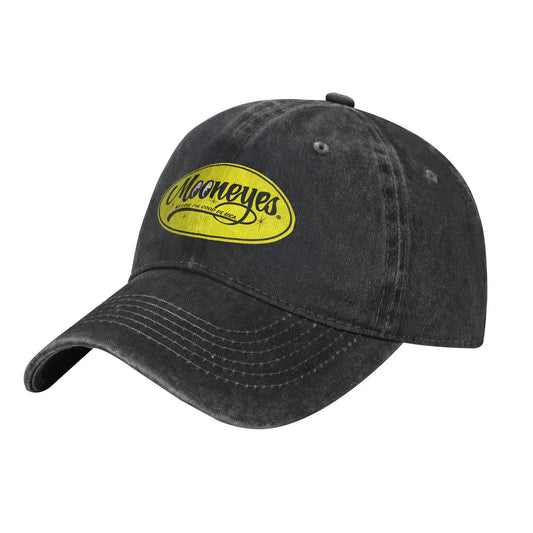 Mooneyes Baseball Caps Vintage Distressed Cotton JDM Moon Eyes
