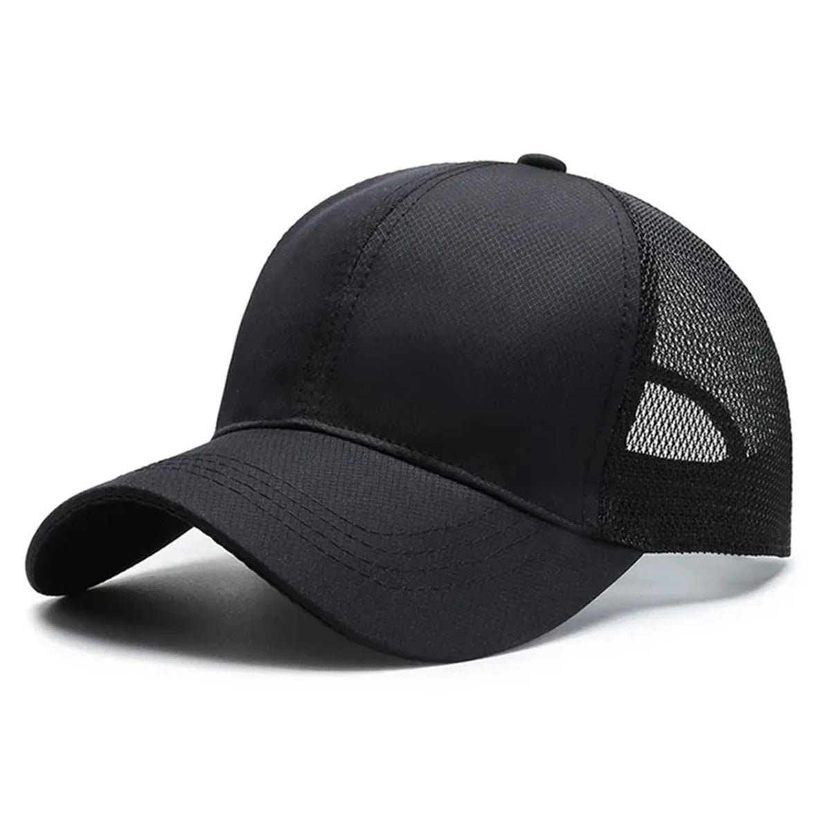 Unisex Solid Color Baseball Net Caps Spring And Summer Outdoor