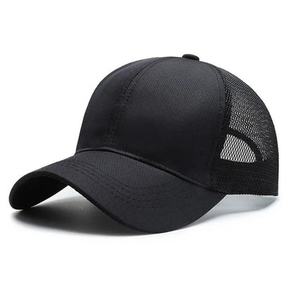 Unisex Solid Color Baseball Net Caps Spring And Summer Outdoor