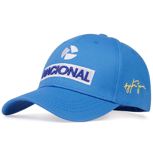 New Ayrton Senna Racer Fashion Embroidery Cap Baseball Cap