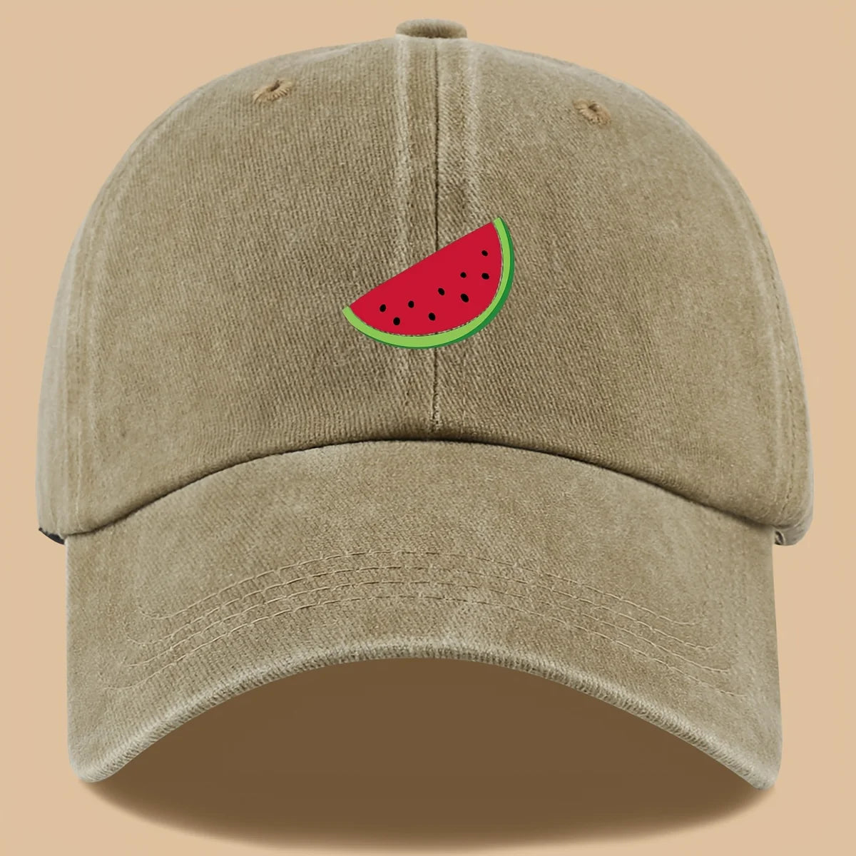 Watermelon Print Baseball Cap