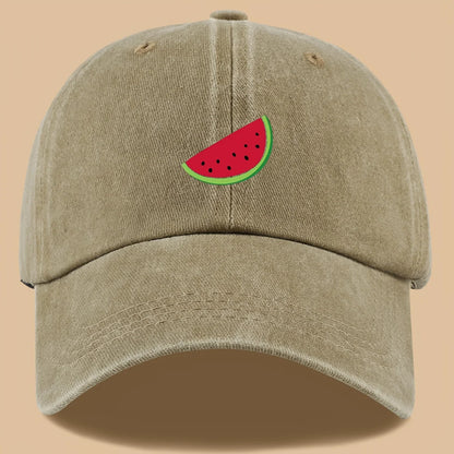 Watermelon Print Baseball Cap