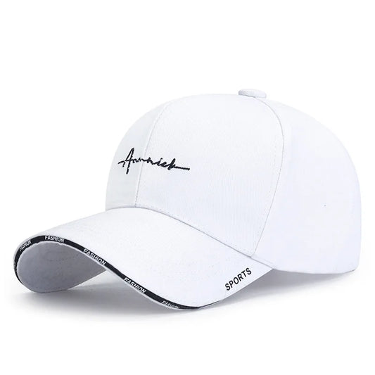 Embroidered Letter SunShade Breathable Baseball Cap
