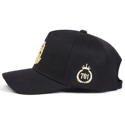 Unisex Crown Letter 6 Embroidery Baseball Caps Spring Autumn Outdoor Sunscreen Hat