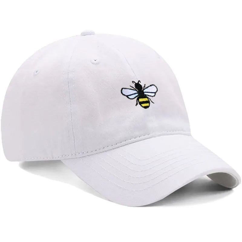 Honeybee Embroidered Baseball Cap For Women Men