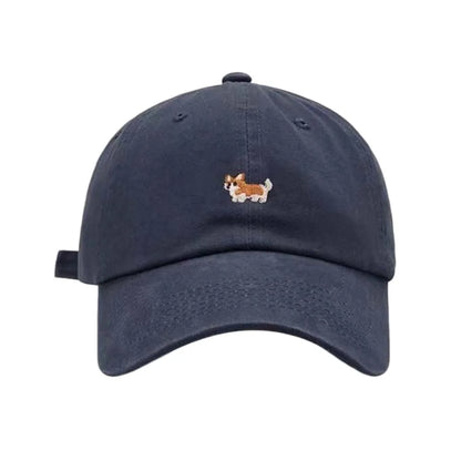 Trendy Dog Women Baseball Hat Breathable Cotton Men Sunshade Hat
