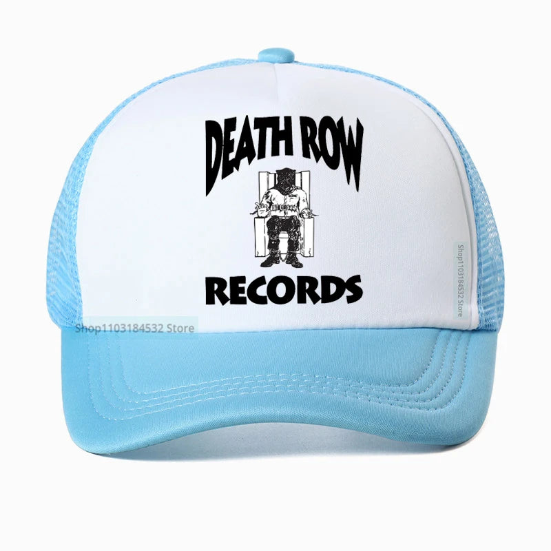 Funny Golf Hat Death Row Records White Baseball Cap