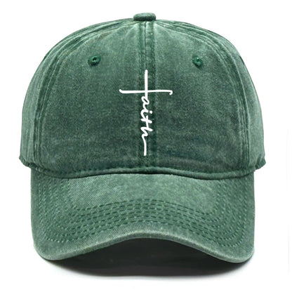 Faith Print Baseball Cap