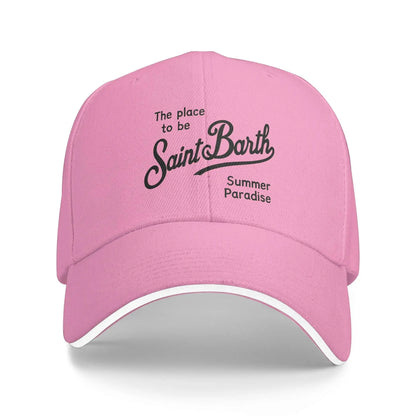 S-Saint Barth Casual Baseball Cap Fashion Outdoor Gym Trucker Hat Baseball Caps