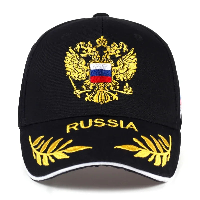 Unisex Double Headed Eagle Embroidery Baseball Caps Spring Autumn Sunscreen Hat