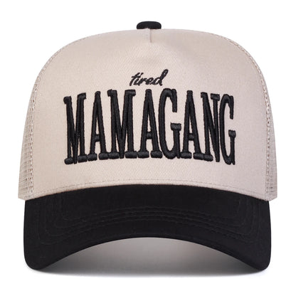 Unisex Letter Embroidery Baseball Net Caps