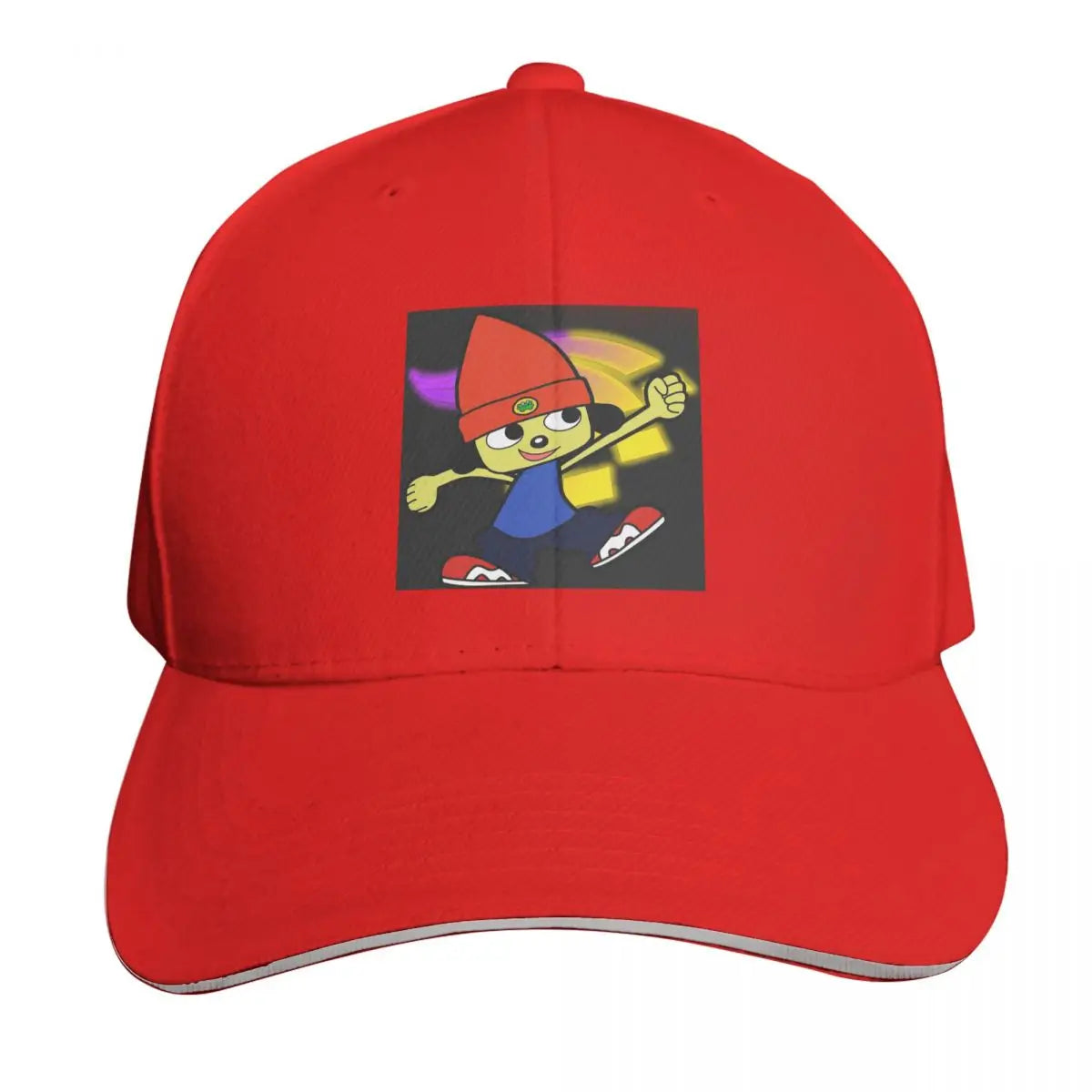 Parappa The Rapper Patchc Cartoon Game Cap Fashion Casual Baseball Caps
