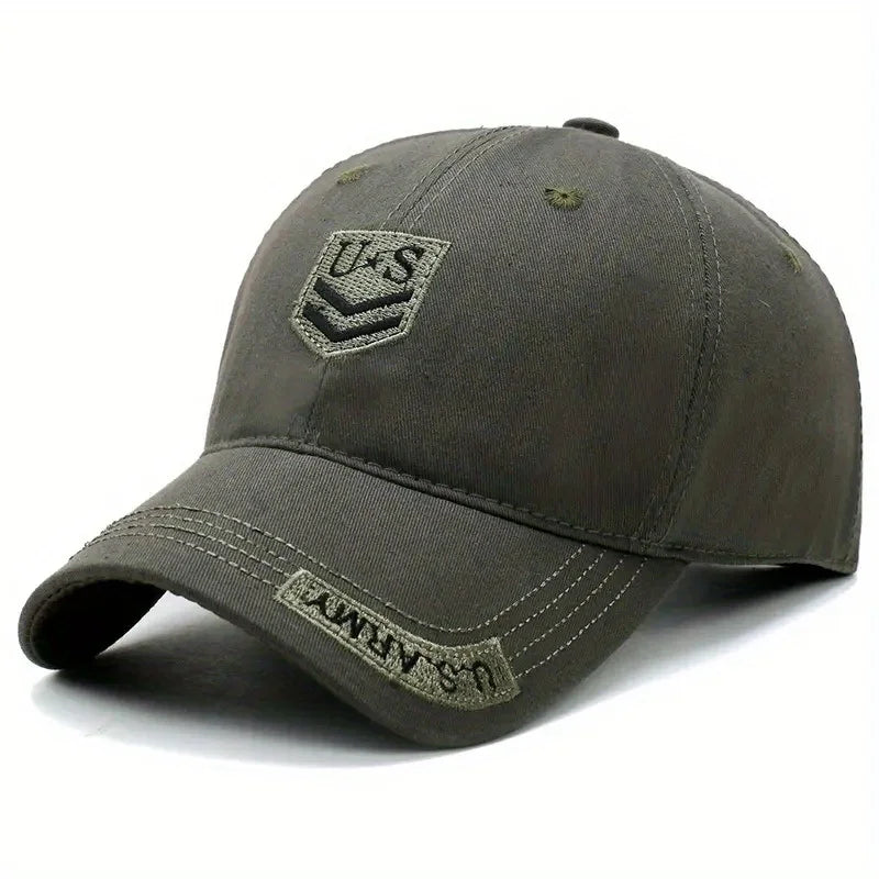 Outdoor Men's Camouflage Hat Trendy Embroidered Baseball Cap