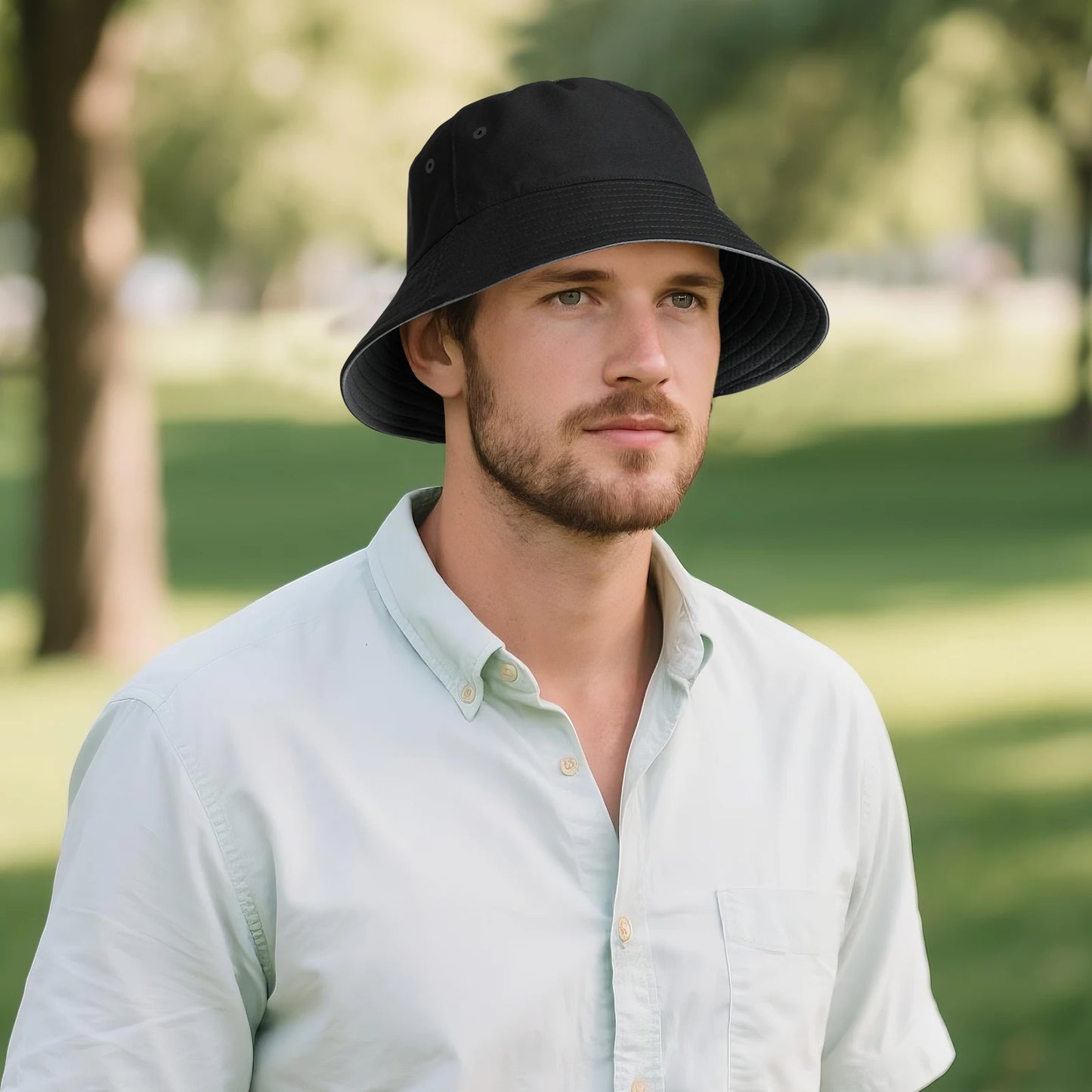 FEICUI Unisex Bucket Hat Beach Sun Hat Aesthetic Fishing Hat for Men Women Teens