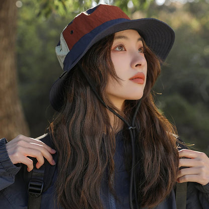 Summer Women Bucket Hat Fishing Outdoor Sunshade Wide Brim Fisherman Hats