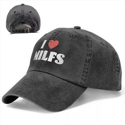 Fashion I Love Milfs Baseball Cap