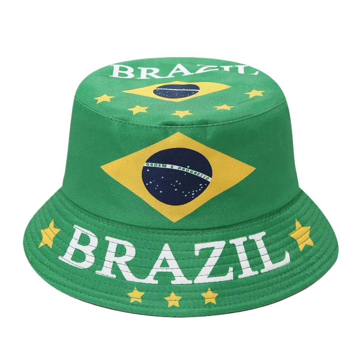 Flag Print Cheer Hat Bucket Hat