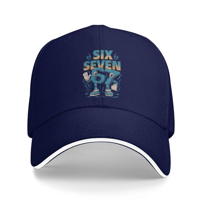 Casual 67 Six Seven 6-7 Funny Italian Brainrot Baseball Cap