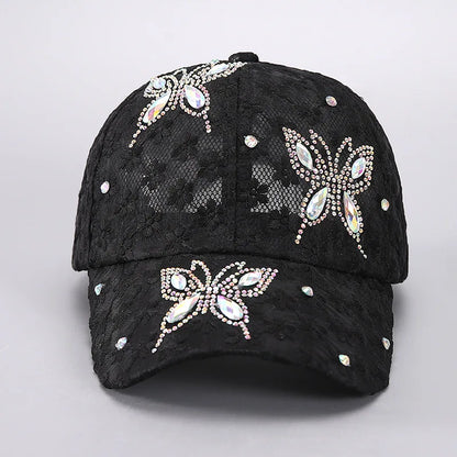 Summer Lace Flowers Baseball Caps