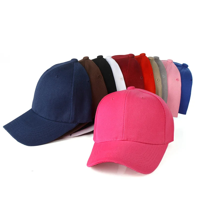 Candy Color Cute Baseball Caps For Children Kids