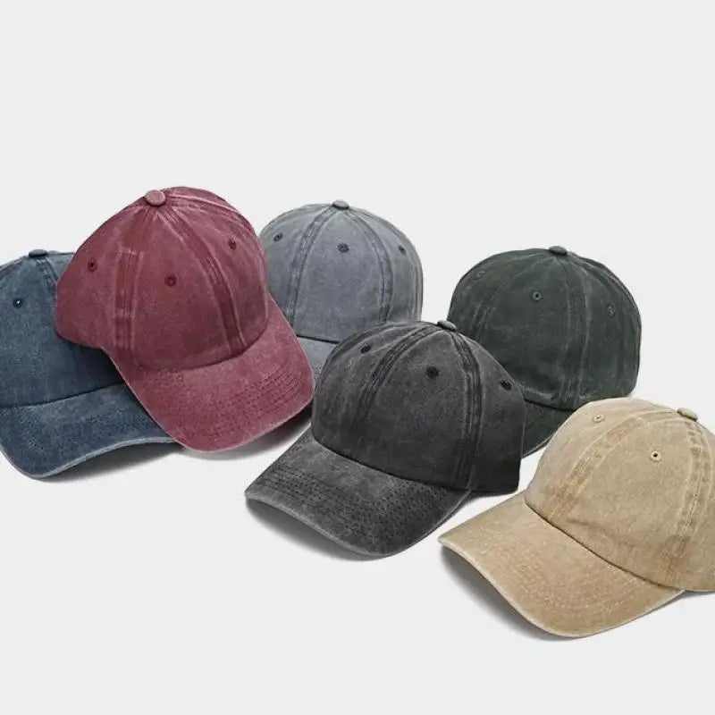 Sunscreen Water Washed MEN'S Baseball Cap With A Small Face