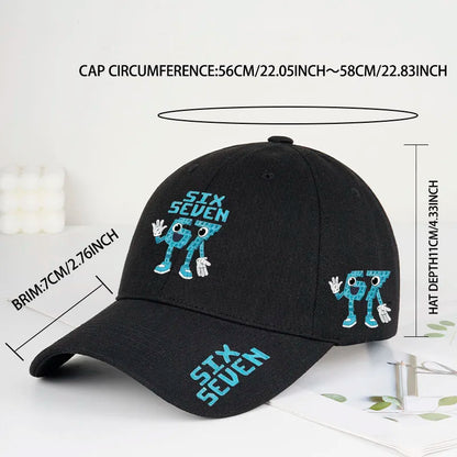 Retro '67 Cartoon Print Baseball Cap