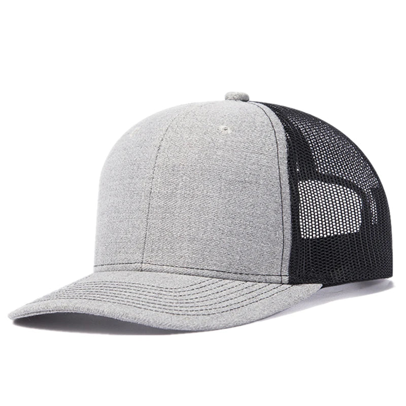 Hot Sale Unisex Cap Slight Curved Brim Style Trucker Hat  Men & Women