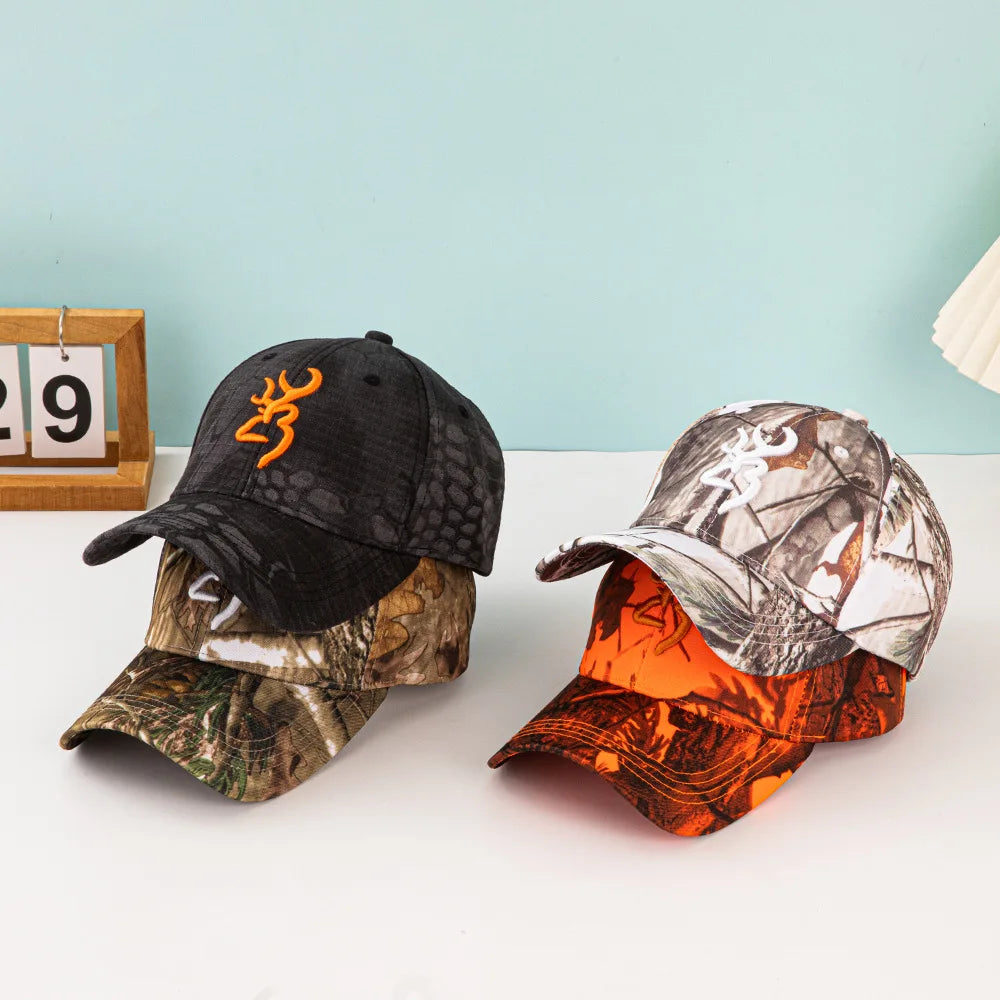 Men Camouflage Sun Cap Embroidery Baseball Cap New Outdoor