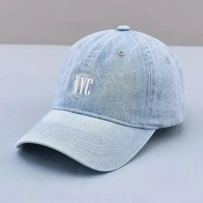Soft Washed Distressed Embroidered Heart Baseball Cap