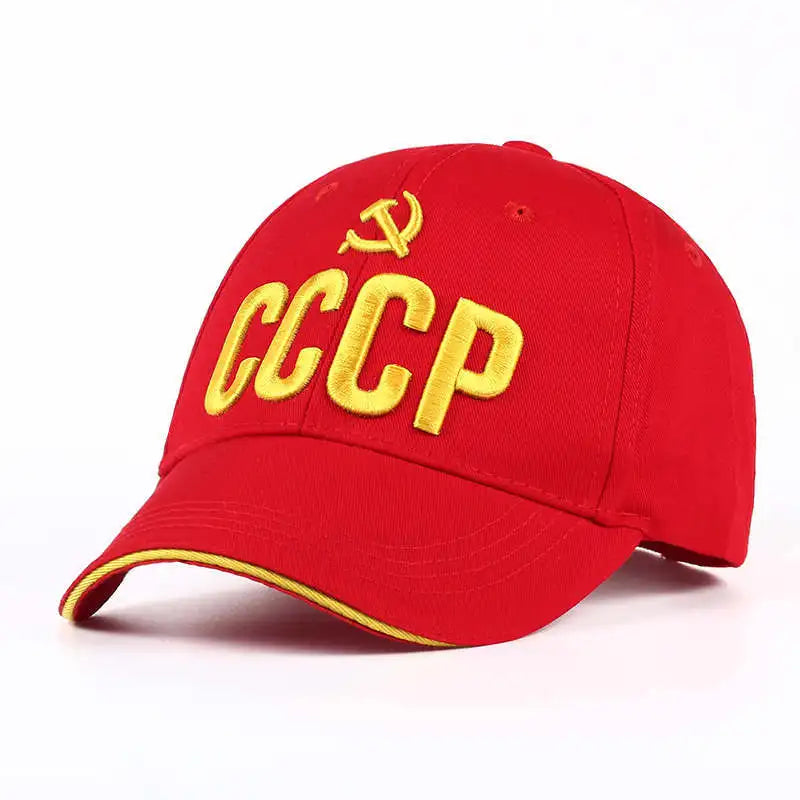 CCCP USSR Baseball Cap Cotton Russian National Emblem Embroidery