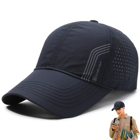 Fashion Solid Baseball Caps for Men breathable Mesh