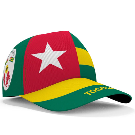 Togo Baseball Caps Free 3d Custom
