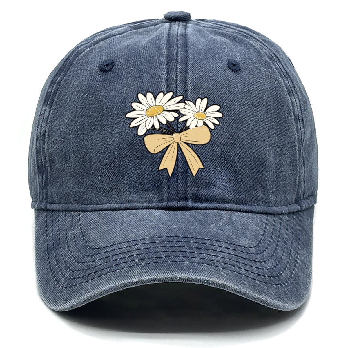 Flower Print Snapback Baseball Cap Flower Hat