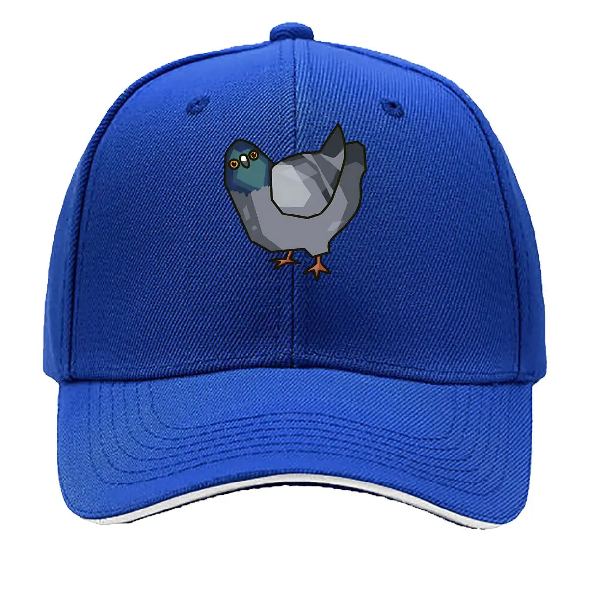 Low Poly Pigeon Quirky Character Baseball Cap