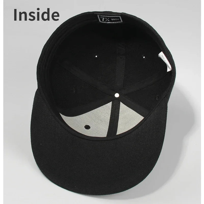 Oversized 64cm Snapback Cap for Men & Women