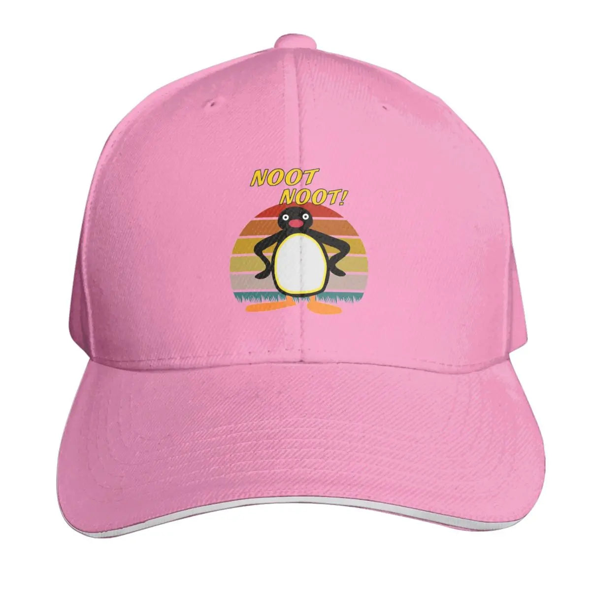 Pingu Noot Noot Logo Angery Pingu Cap Fashion Casual Baseball Caps