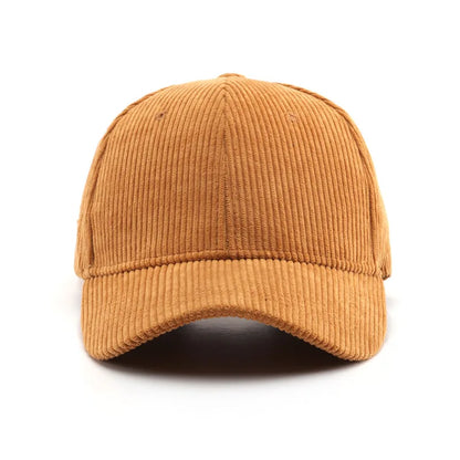 Corduroy Baseball Cap For Women Men New