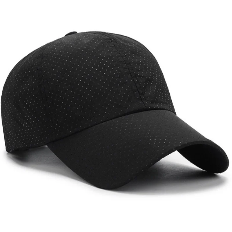 Hat Men Spring Summer Solid Color Mesh Cap Baseball Cap